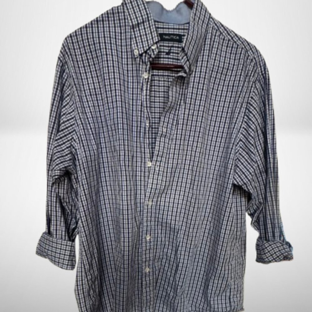 Nautica button down, long sleeve shirt . Size XL - Picture 2 of 5